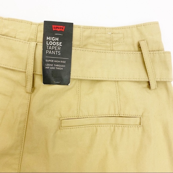 Levi’s Premium Tailored High Loose Taper Pants:Soft Structure Incense - Picture 4 of 7